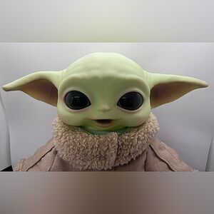 Star Wars The Mandalorian Baby Yoda Plush Toy with Fleece Coat